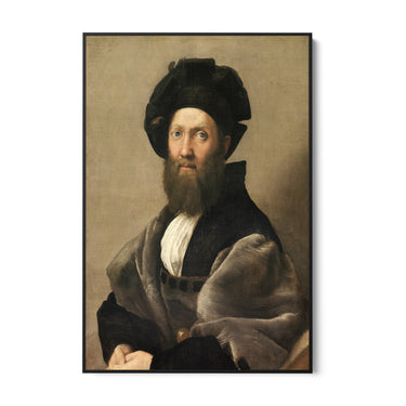 Quadro Stampa su Tela Baldassare Castiglione, Raffaello Sanzio - CupidoDesign