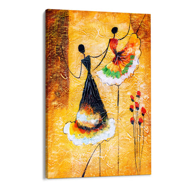 Quadro Stampa su Tela Ballo Solare - CupidoDesign