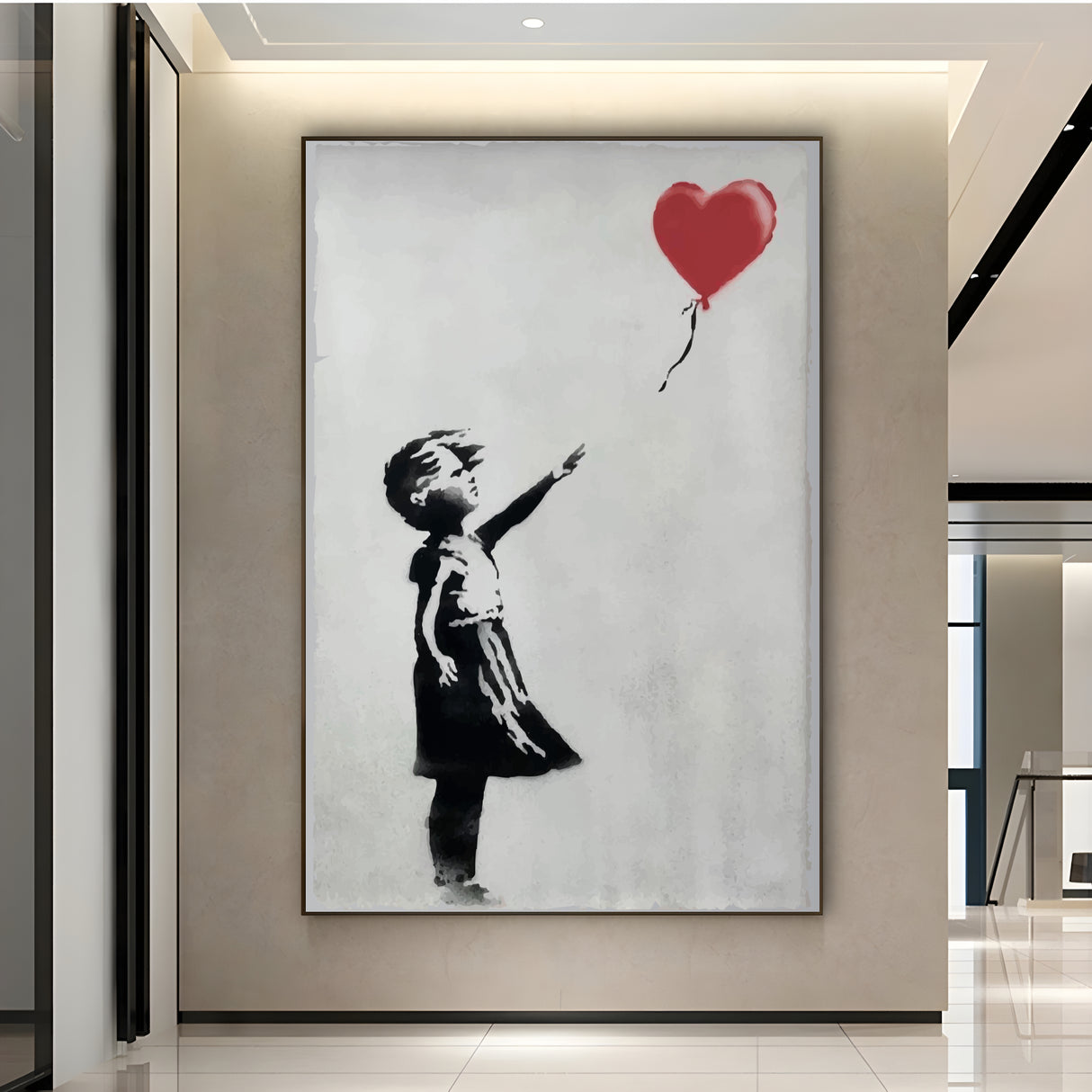 Ballonpige, Banksy