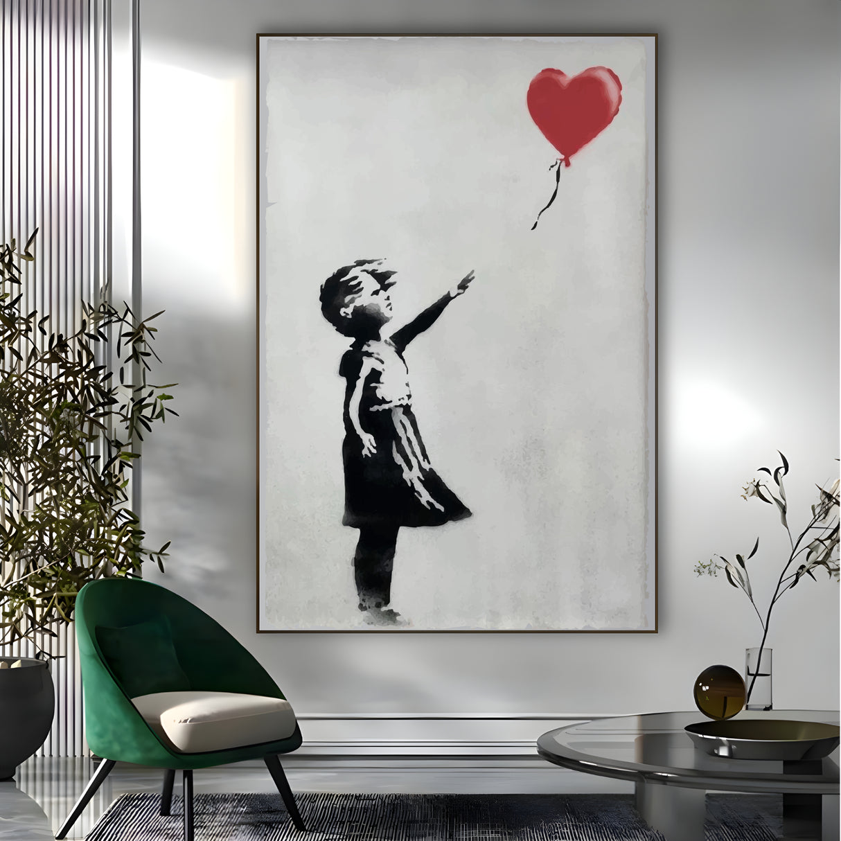 Ballonpige, Banksy