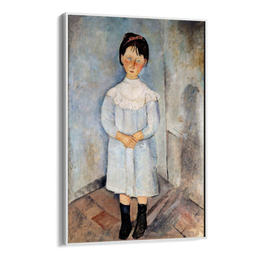 Quadro Stampa su Tela Bambina in Azzurro, Amedeo Modigliani - CupidoDesign