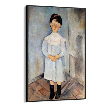Quadro Stampa su Tela Bambina in Azzurro, Amedeo Modigliani - CupidoDesign