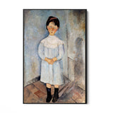 Quadro Stampa su Tela Bambina in Azzurro, Amedeo Modigliani - CupidoDesign
