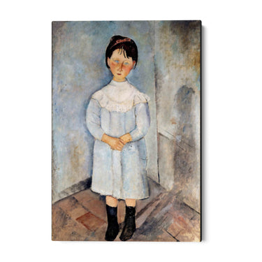 Quadro Stampa su Tela Bambina in Azzurro, Amedeo Modigliani - CupidoDesign