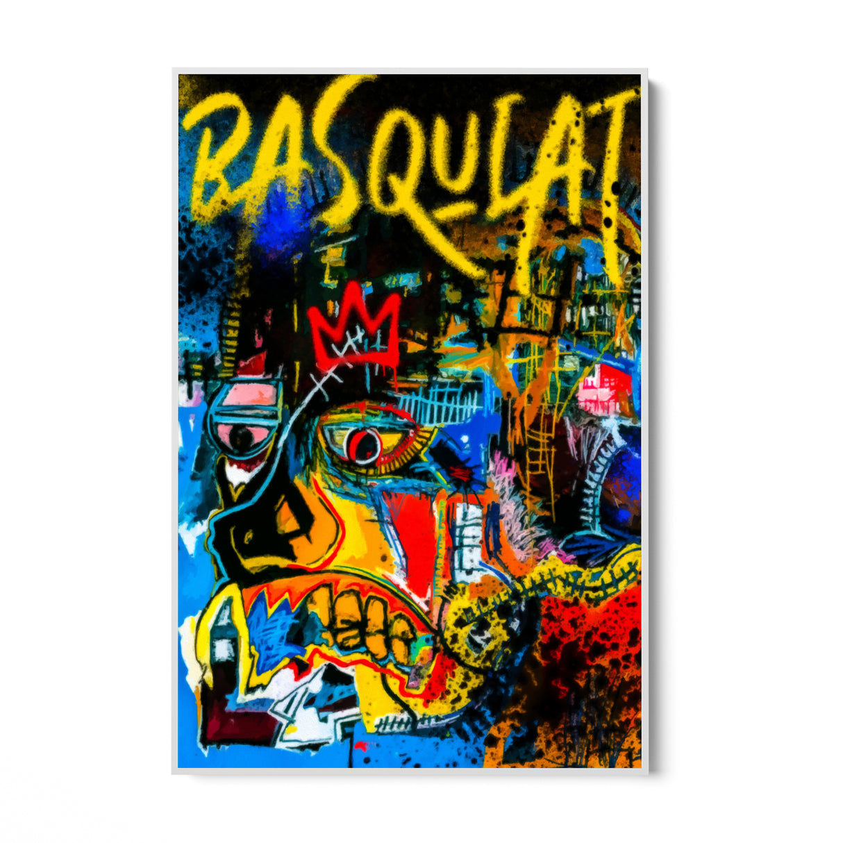 Basquiat Leinwand-Wandkunst