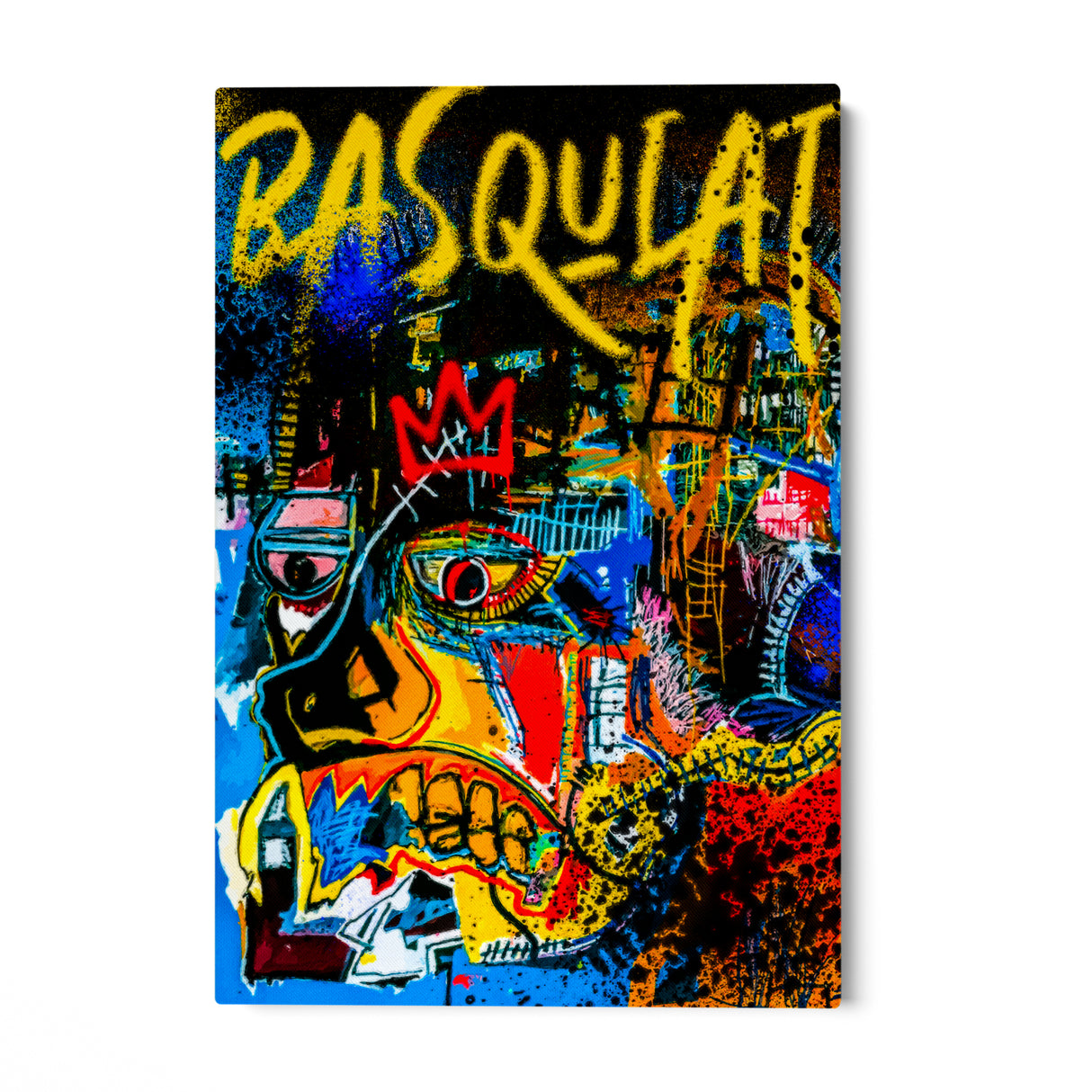 Τέχνη τοίχου από καμβά Basquiat