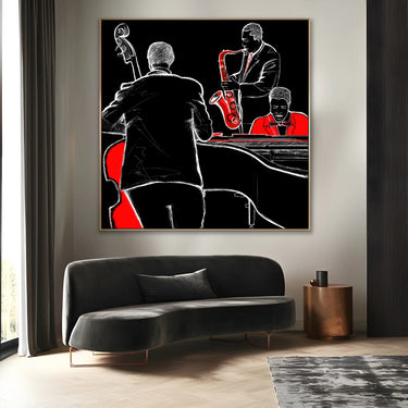 Quadro Stampa su Tela Battito Ritmico - CupidoDesign