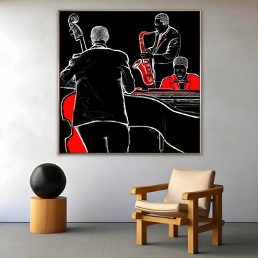 Quadro Stampa su Tela Battito Ritmico - CupidoDesign