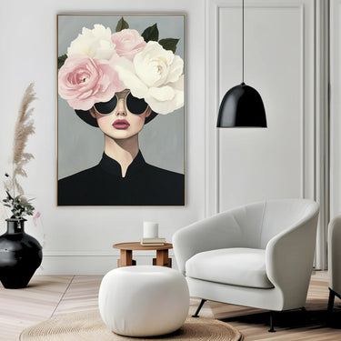 Quadro Stampa su Tela Beautiful Queen - CupidoDesign