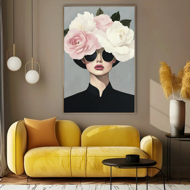 Quadro Stampa su Tela Beautiful Queen - CupidoDesign