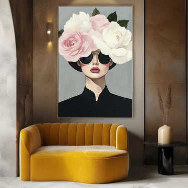 Quadro Stampa su Tela Beautiful Queen - CupidoDesign