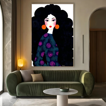 Quadro Stampa su Tela Bellezza Distinta - CupidoDesign