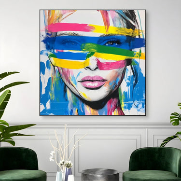 Quadro Stampa su Tela Bellezza Indecifrabile - CupidoDesign