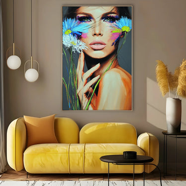 Quadro Stampa su Tela Bellezza Radiosa - CupidoDesign