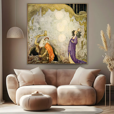 Quadro Stampa su Tela Bianca Maria, John Bauer - CupidoDesign