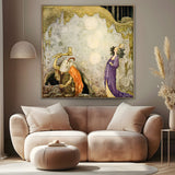 Quadro Stampa su Tela Bianca Maria, John Bauer - CupidoDesign