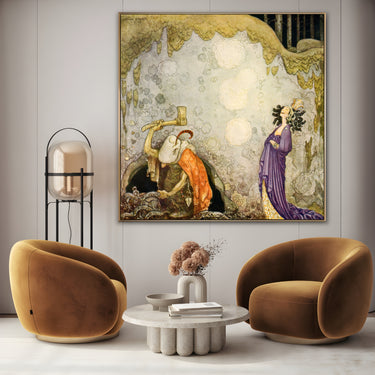 Quadro Stampa su Tela Bianca Maria, John Bauer - CupidoDesign