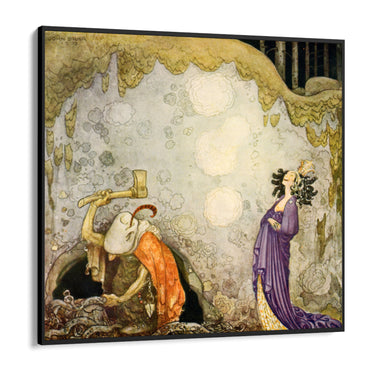 Quadro Stampa su Tela Bianca Maria, John Bauer - CupidoDesign