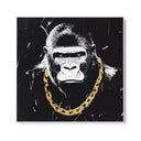 Quadro Stampa su Tela Black Gorilla - CupidoDesign