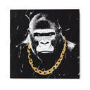 Quadro Stampa su Tela Black Gorilla - CupidoDesign