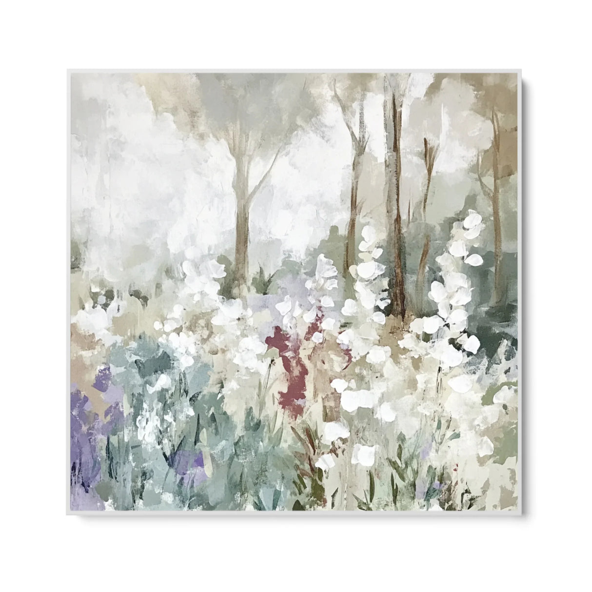 Quadro Stampa su Tela Bosco Bianco - CupidoDesign