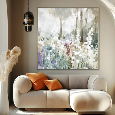 Quadro Stampa su Tela Bosco Bianco - CupidoDesign