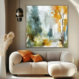 Quadro Stampa su Tela Bosco Soffuso - CupidoDesign