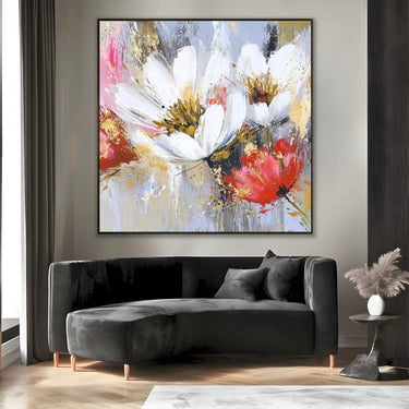Quadro Stampa su Tela Brezza Bianca - CupidoDesign
