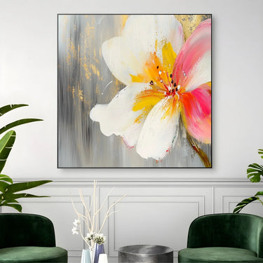 Quadro Stampa su Tela Petali Rosa - CupidoDesign