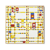 Quadro Stampa su Tela Broadway Boogie-Woogie, Piet Mondrian - CupidoDesign