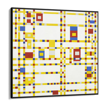 Quadro Stampa su Tela Broadway Boogie-Woogie, Piet Mondrian - CupidoDesign