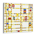 Quadro Stampa su Tela Broadway Boogie-Woogie, Piet Mondrian - CupidoDesign