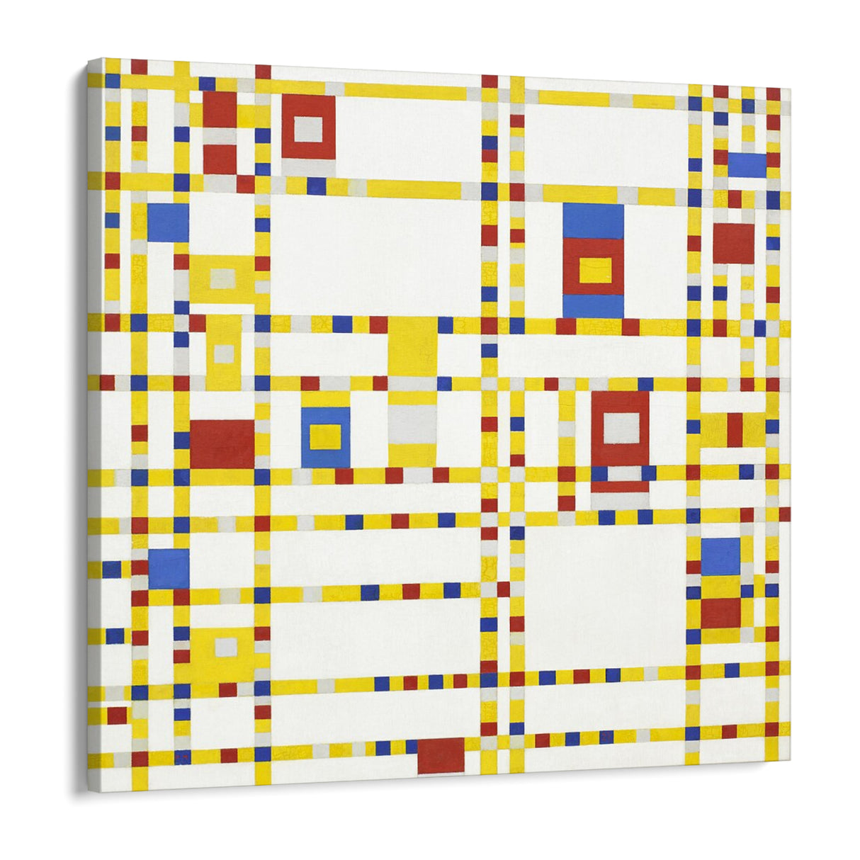 Quadro Stampa su Tela Broadway Boogie-Woogie, Piet Mondrian - CupidoDesign