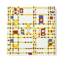 Quadro Stampa su Tela Broadway Boogie-Woogie, Piet Mondrian - CupidoDesign