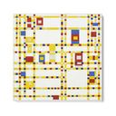 Quadro Stampa su Tela Broadway Boogie-Woogie, Piet Mondrian - CupidoDesign