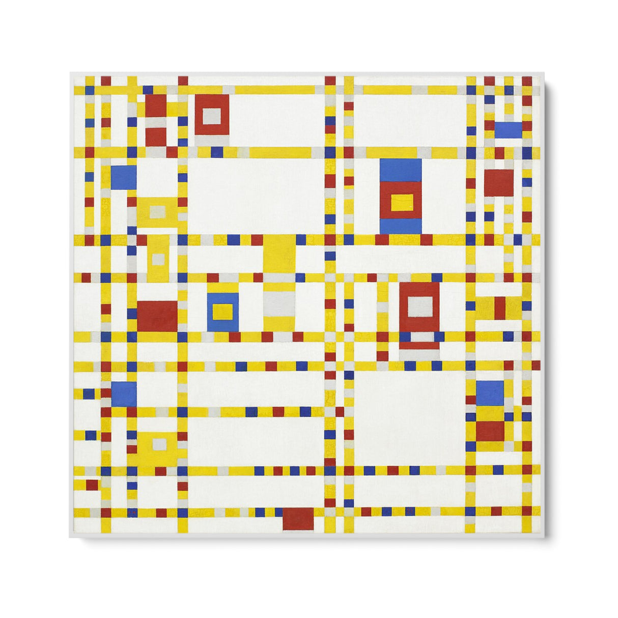 Quadro Stampa su Tela Broadway Boogie-Woogie, Piet Mondrian - CupidoDesign