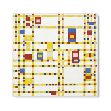 Quadro Stampa su Tela Broadway Boogie-Woogie, Piet Mondrian - CupidoDesign