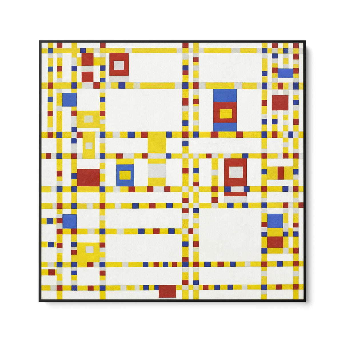 Quadro Stampa su Tela Broadway Boogie-Woogie, Piet Mondrian - CupidoDesign