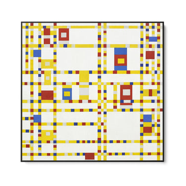 Quadro Stampa su Tela Broadway Boogie-Woogie, Piet Mondrian - CupidoDesign