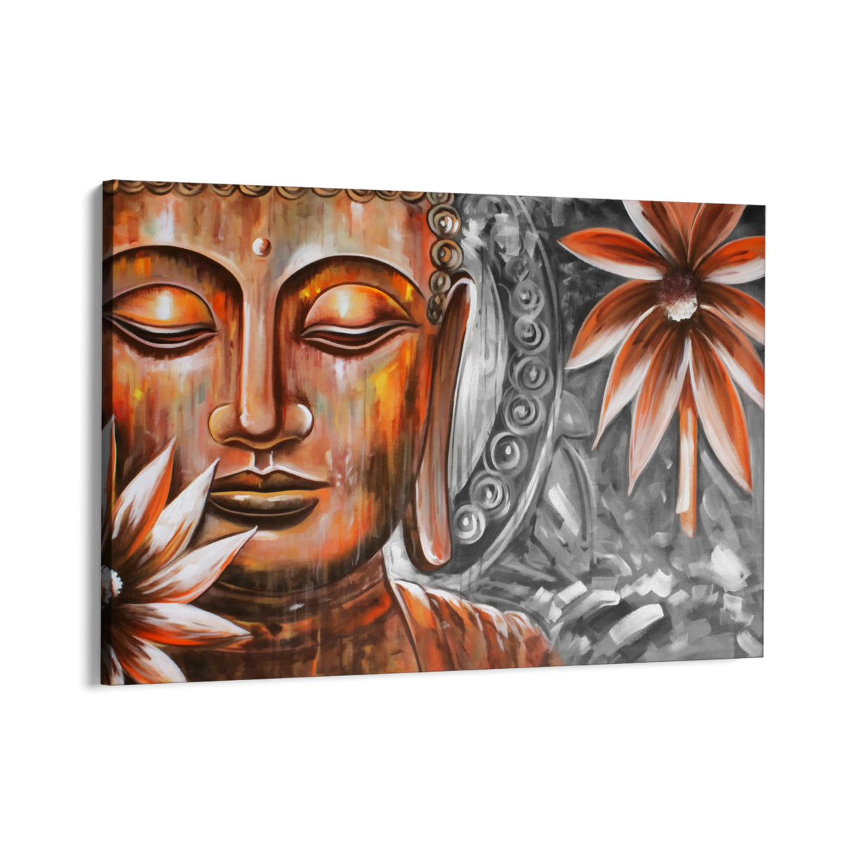 Upplyst Buddha 80x120cm