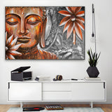 Upplyst Buddha 80x120cm