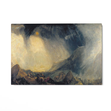 Quadro Stampa su Tela Bufera di neve Annibale e il suo esercito attraversano le Alpi, William Turner - CupidoDesign