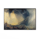 Quadro Stampa su Tela Bufera di neve Annibale e il suo esercito attraversano le Alpi, William Turner - CupidoDesign