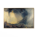 Quadro Stampa su Tela Bufera di neve Annibale e il suo esercito attraversano le Alpi, William Turner - CupidoDesign