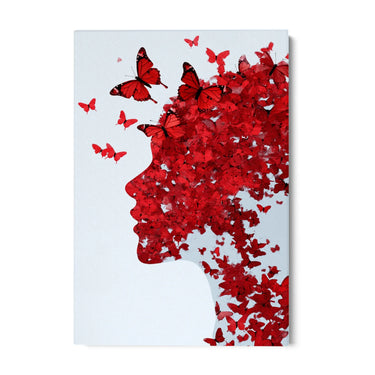 Quadro Stampa su Tela Butterfly Effect - CupidoDesign