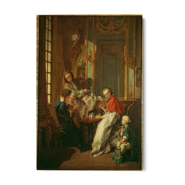 Quadro Stampa su Tela Caffé del mattino, Francois Boucher - CupidoDesign
