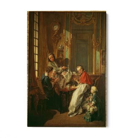 Quadro Stampa su Tela Caffé del mattino, Francois Boucher - CupidoDesign