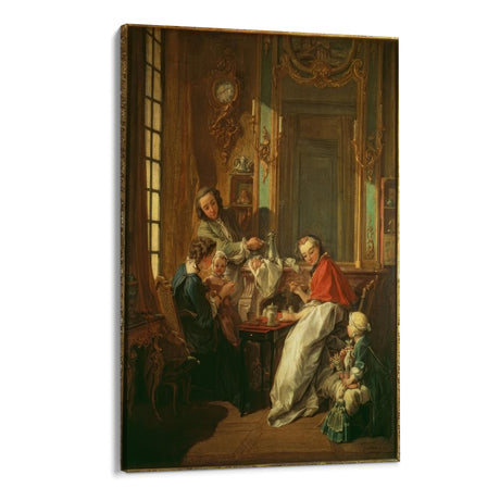 Quadro Stampa su Tela Caffé del mattino, Francois Boucher - CupidoDesign