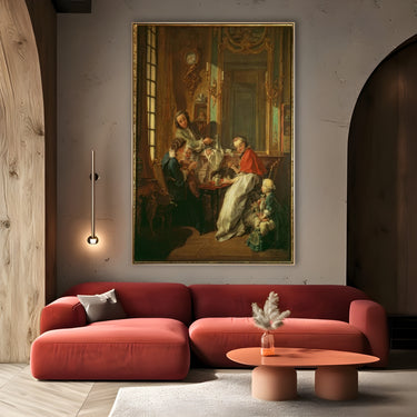 Quadro Stampa su Tela Caffé del mattino, Francois Boucher - CupidoDesign