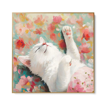 Quadro Stampa su Tela Calma Bianca - CupidoDesign